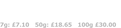 - Range of coloured flocks used for colouring    uncured silicone or gelatine.  7g: £7.10   50g: £18.65   100g £30.00